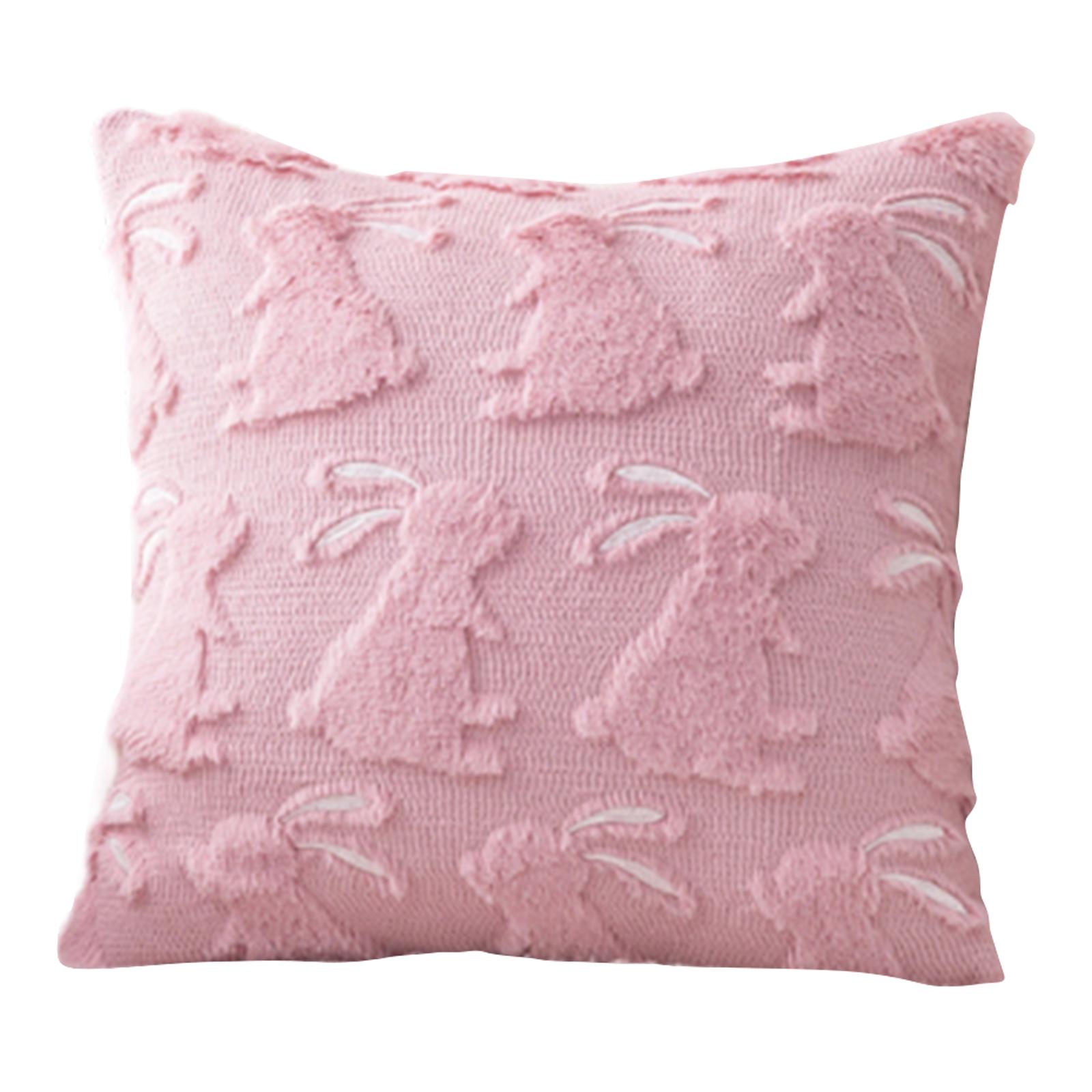 Easter Bunny 3d Embroidered Tufted Pillowcase For Living Room And Bedroom Removable And Washable Pillowcase 1600₽