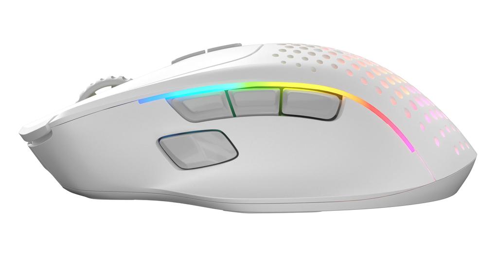 Glorious MODEL I 2 Wireless Wireless Bluetooth Ergonomic Gaming Matte White MS670 Ultra-lightweight 75g, High-capacity, RGB, 2.4G & Connectivity,