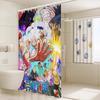 Anime O-ONE P-PIECE Shower Curtain Outdoor Scenery Summer Vacation Bathroom Decor Holiday Polyester Bath Curtain With Hooks
