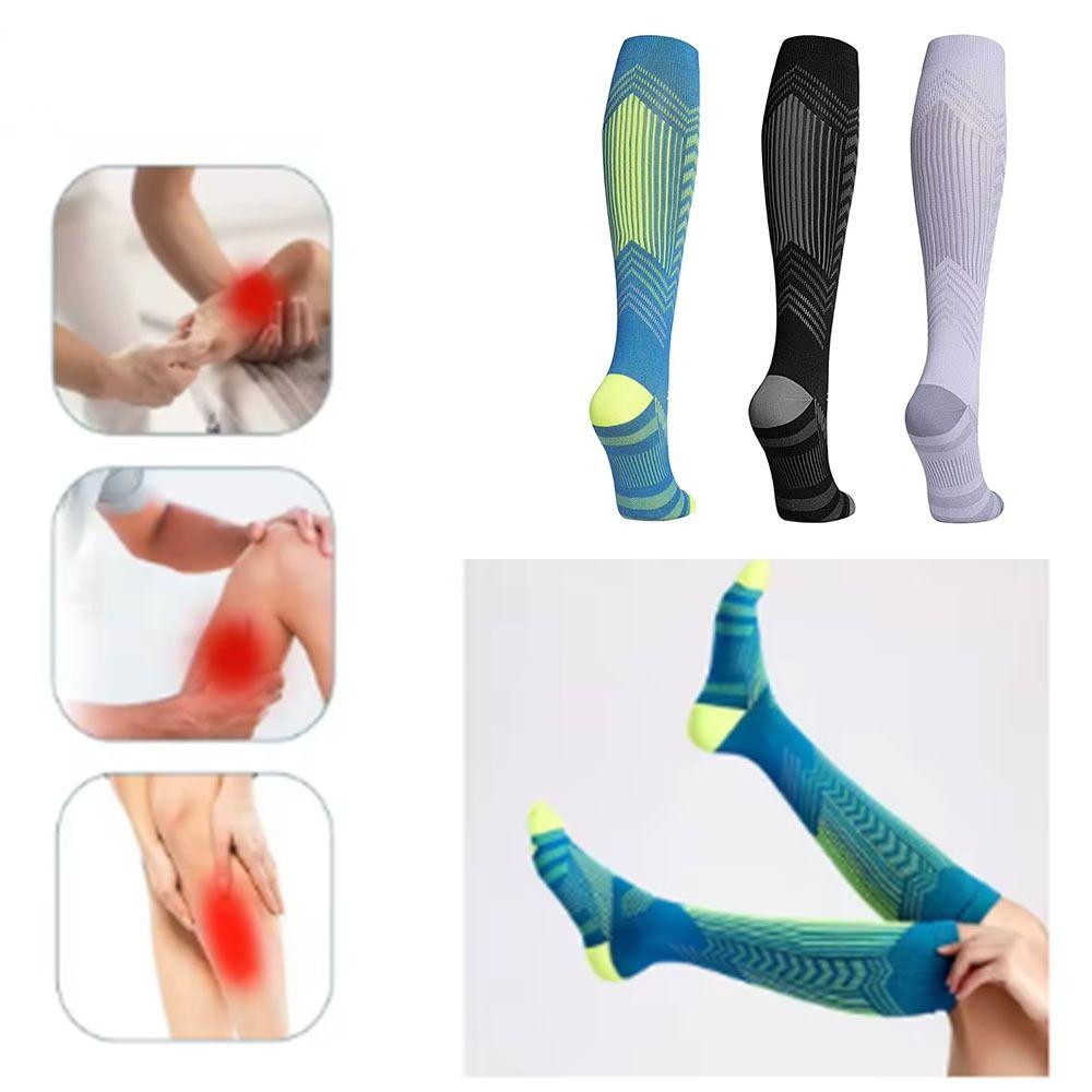 1Pair Breathable Sports  Compression Socks Comfortable Cycling Socks Fitness Long Leg Socks  Running