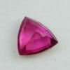 Natural Red Ruby Loose Gemstone Trillion Cut 8.32 ct for Jewelry Making and Gem Collections