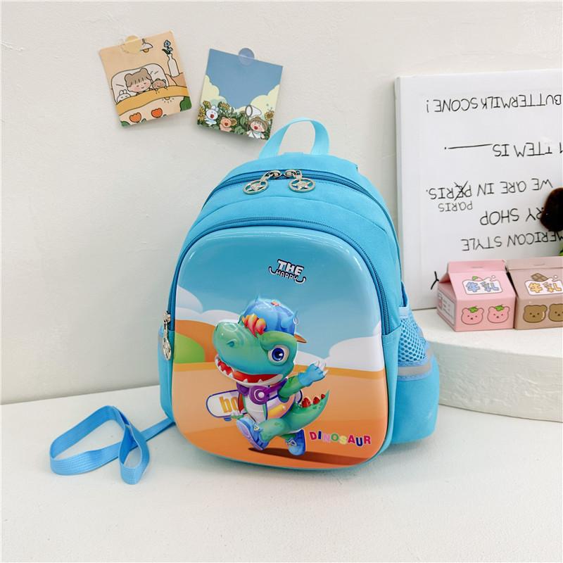 Durable Nylon Kindergarten Backpack With Animal Design For Boys And Girls