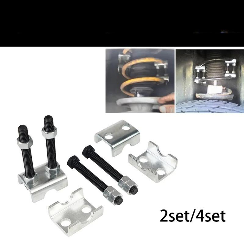 2pcs/4pcs Coil Spring Compressor 2 Way Adjustable Spring Spacer Shocks Adjustable Coil Spring Struts Tool
