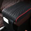 Car Armrest Cushion Box Memory Foam Pad Arm Rest Leather Mat Cover Accessories