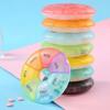 New Hot Premuim Small 7-Day Round Portable Pill Box Travel Medicine Organizer Secure Seal for Vitamins Supplements Fish Oils