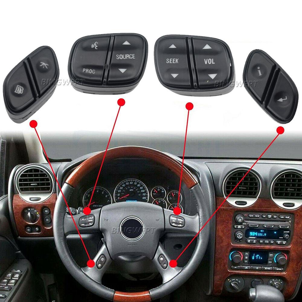 Auto Parts Steering Wheel Radio Volume Control Switch Button For Hummer H2 Buick Rainier Chevrolet Tahoe GMC Yukon 2003-2006