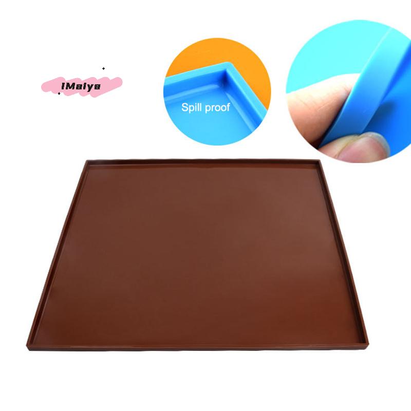 1Pcs Silicone Cake Roll Mat Multifunctional Non-stick Bakeware Tray Pan Painted Pastry Swiss Roll Baking Mold Tool