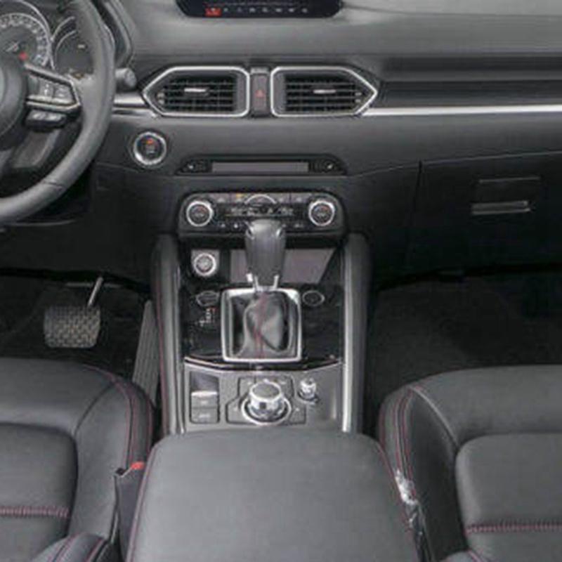 Car Gear Shift Knob Cover BHN4-46-030 For Mazda 6/3/CX-5/CX-3/CX9 TC 2016-2024 Shifter Lever Handball BHN446030