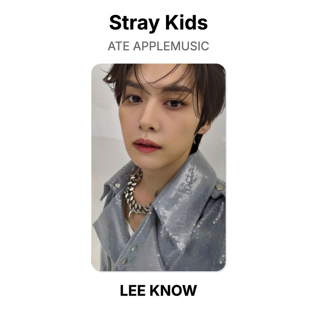 Stray Kids ATE APPLEMUSIC Offizielle Fotokarte