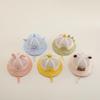 Cute Cartoon Bear Baby Bucket Hat Summer Mesh Breathable Baby Boys Girls Sunshade Cap Toddler Kids Lacing Panama Basin Cap
