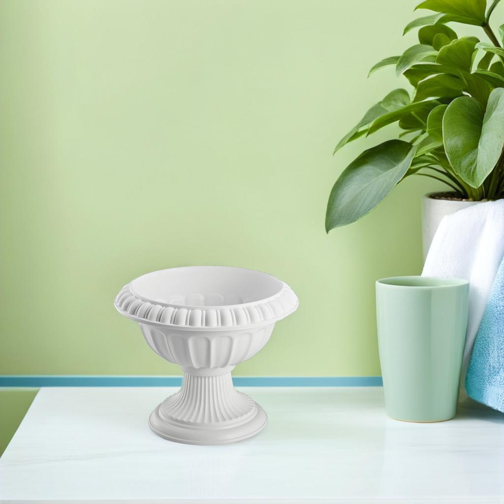 Römische Säule Blumentopf Garten Pflanzgefäße Außengefäße Veranda Balkon Dekor Europäischer Stil Kunststoff Blumenvase Deko