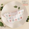 Flower Shape Baby Drooling Bibs Round Neck Saliva Towel Cloths Cute Baby Cotton Bibs  Infant