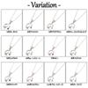 [Piena] Sterling Silver 925 Cubic Zirconia Natural Stone Crescent Moon Cat Necklace for Women (January Garnet)