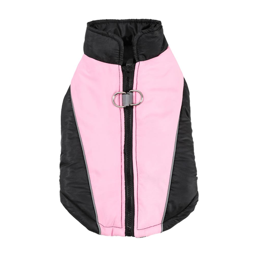 Winddichte Hundekleidung für den Außenbereich für kleine und mittelgroße Hunde mit D-Ring, warme Welpenjacke, Yorkshire-Schnauzer-Haustierkostüm