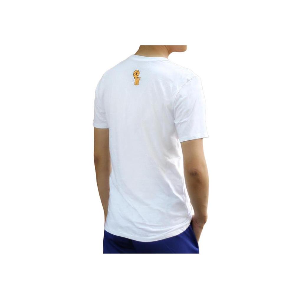 Air Jordan Cartoon Print Sports Crew Neck Short Sleeve T-Shirt Men Tops White 789645-100