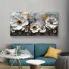 Modern Abstract Floral Canvas Wall Art - Frameless Posters for Living Room & Bedroom Decor