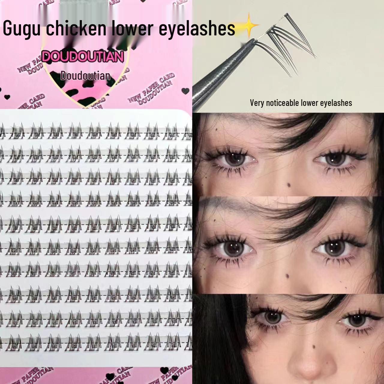 

Пучки нижних ресниц Doudou Sweet Gugu Lazy Natural - Серия Pure Desire