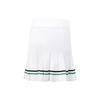 FILA Pleated Tennis Mid-Rise Fitted Skirt Women skirts Jade-White A11W333311F-WT