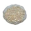 7.5-8.5mm 4A Freshwater Pearl Muffin Bead, Half-Drilled Nude Manta Rose for DIY Earrings or Rings.
