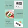 Smart Pill Box with Alarm Clock Portable Travel 3 Compartments Pill Case LCD Display Elderly Timed Remind Medication Dispenser Organizer Container