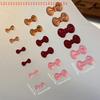 50pcs Cute Bow Tie Nail Decorations DIY Mix Parts for Manicure Accessories Winter 3D Nail Art Bow Tie Resin Charms