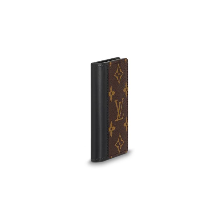Louis Vuitton Monogram Canvas Short Wallet Men Wallet Brown M60111