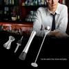 4pcs/ Set   Stainless Steel Drinking Cocktail Mixing Tool Set In Home Bar Party(A)
