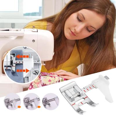 Dikiş Makinesi Baskı Ayağı Ayarlanabilir Kılavuz Takmalı Paslanmaz Çelik Kapitone Patchwork Dikişi Düşük Şaft Yerli