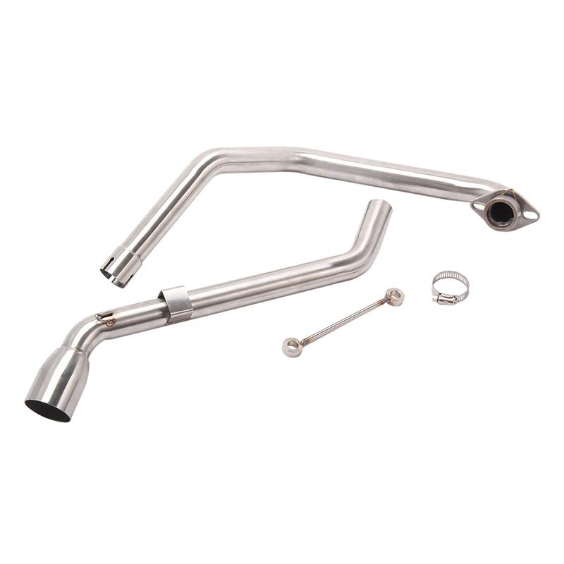 Slip On For YAMAHA FZS150 FZS 150 Motorcycle Exhaust Connection Middle Front Link Pipe Escape Moto Muffler Modify 51MM Bike Tube