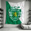 Sporting CP Wall Tapestry Aesthetic Wall Hanging Printed Fabric Blanket Decorative Tapestries for Bedroom Living Room Home Decor