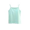 Kinder Einfarbige Oberteile Lässige Alltags-Camisole-Unterwäsche
