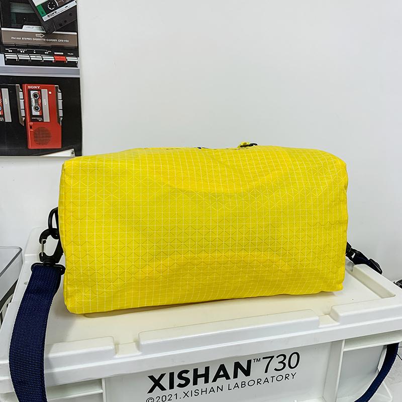 Plaid Student Shoulder Bag Travel Lightweight Large Capacity Crossbody Bag