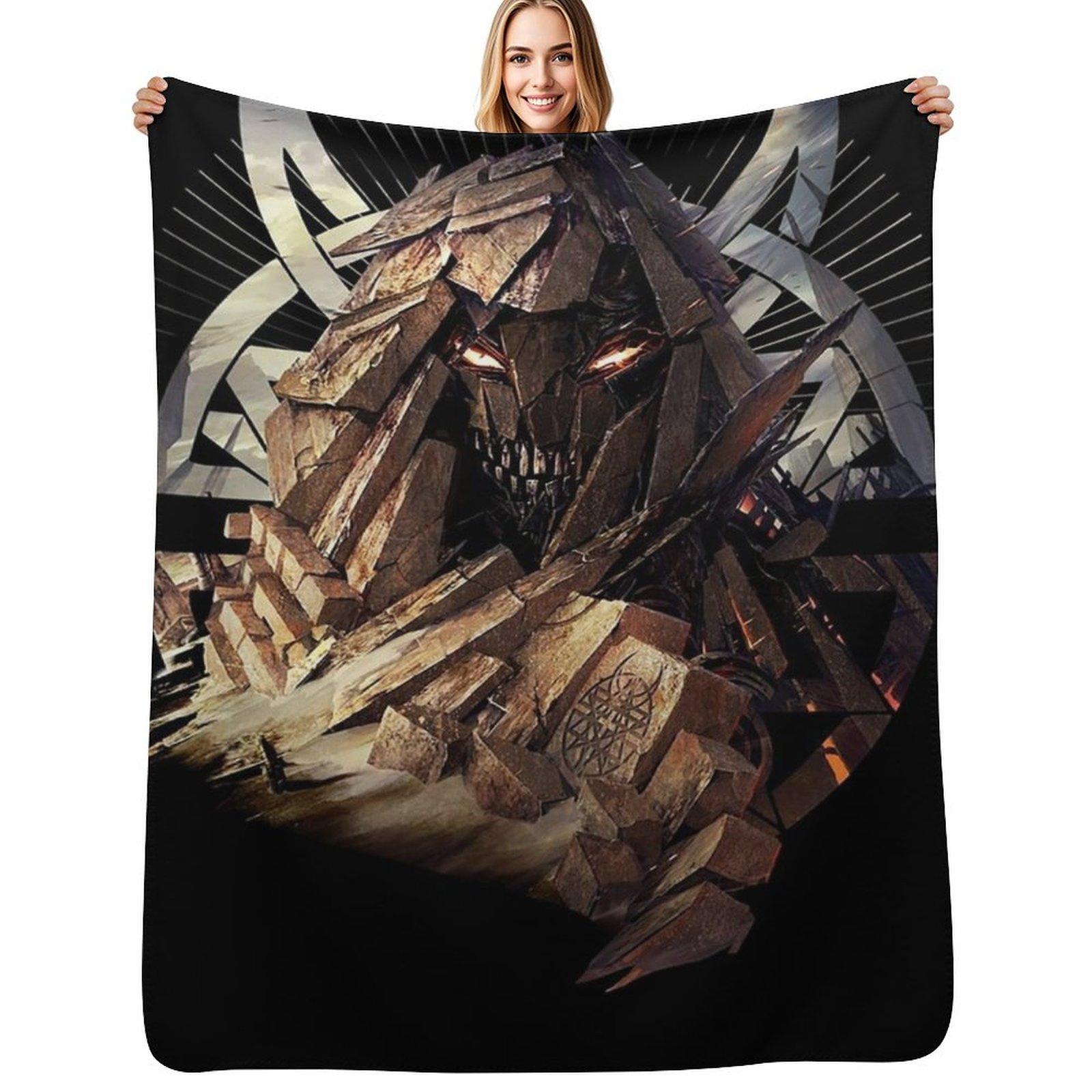 

Disturbed Throw Blanket Soft Bedroom Blanket for Night Sleeping 102x76cm(40x30in)