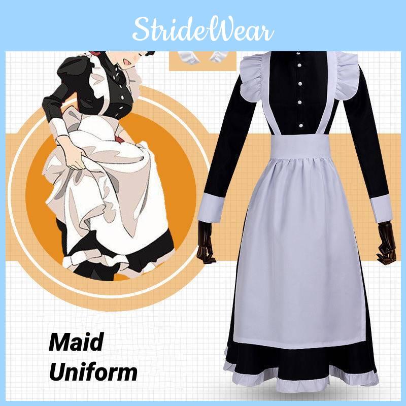 Polyester Fiber Maid Costume High-quality And Durable Cosplay Outfit