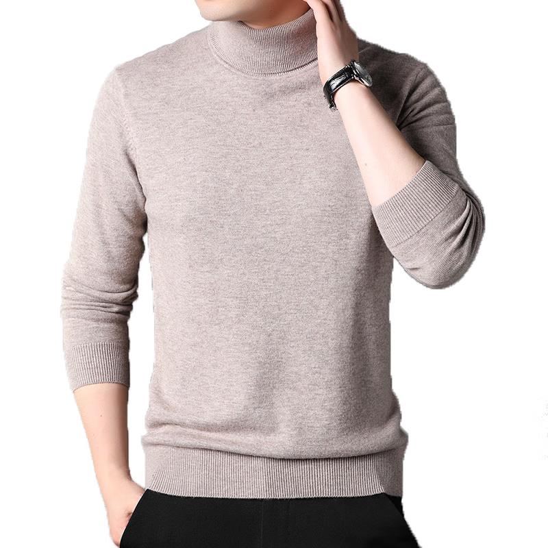 

ROMON Men s 100% Pure Wool 40-Count Thickened Turtleneck Sweater 2XL