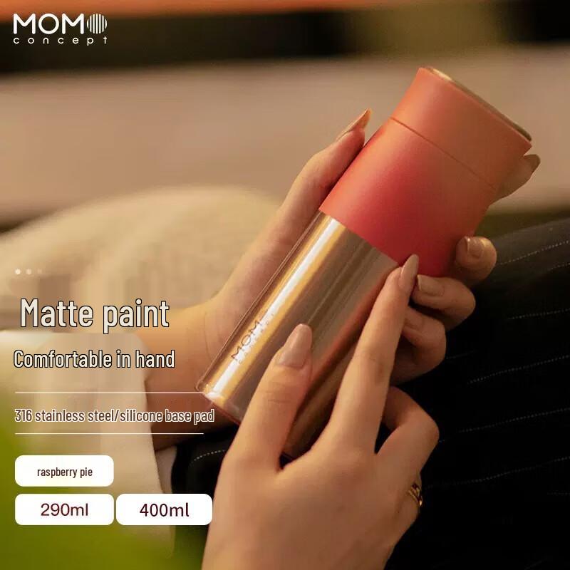 MOMOCONCEPT Portable Insulated Glass Tea Infuser Bottle
