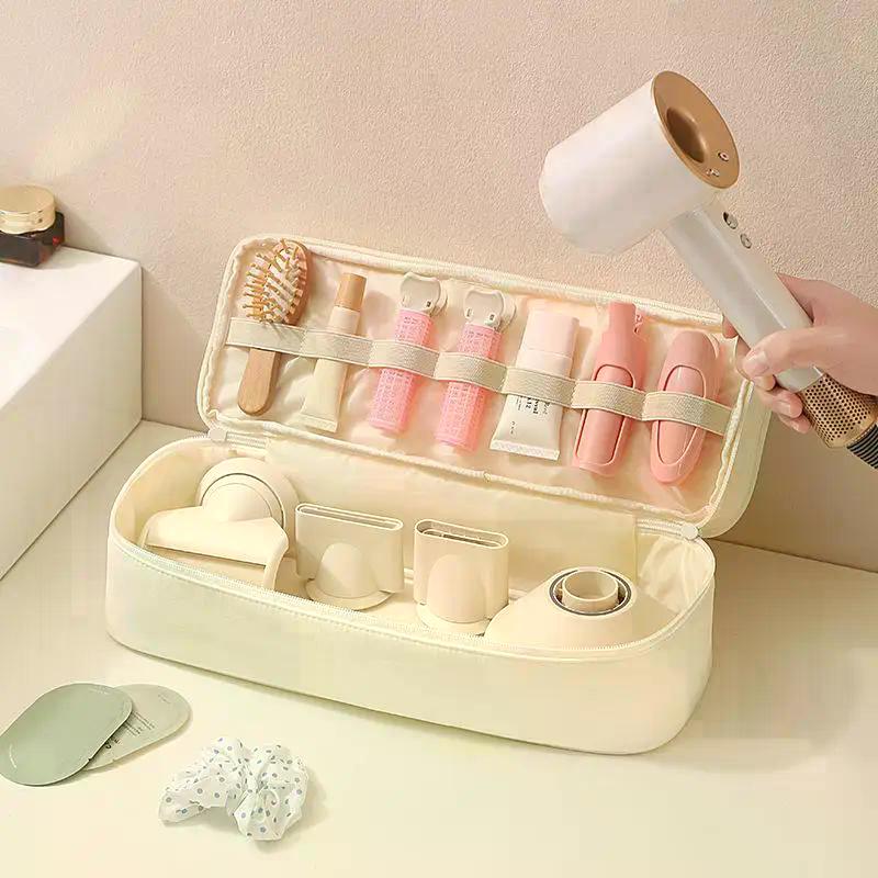 Portable Travel Hair Dryer Bag Large Hair Tool Storage Lightweight Organizer for Vacation Business
