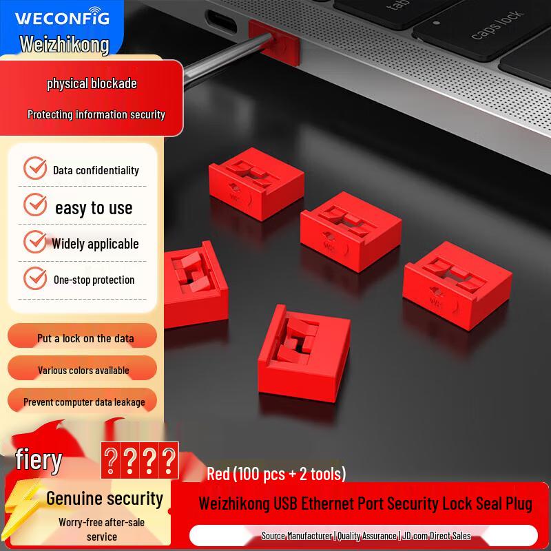 USB Port Security Lock Plug Kit