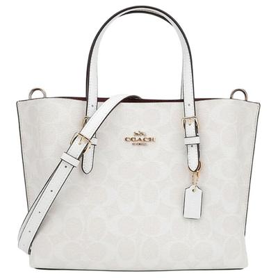 Mollie Klasyczna Torba Tote z Nadrukiem Allover Torba na Zakupy Torba na Ramię Crossbody Płócienna i Skórzana Torebka 25 Damska Tote C4250-IMRFF