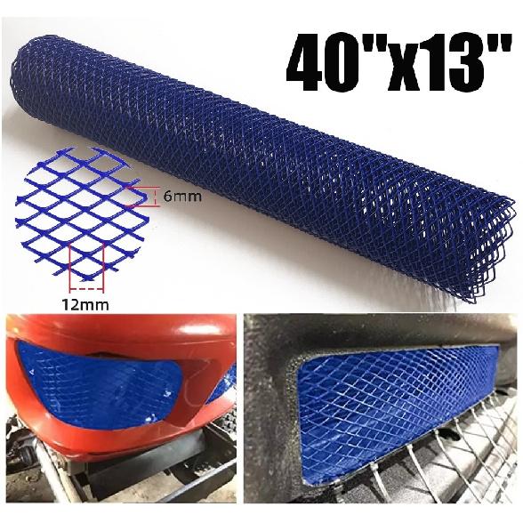 6x12mm Universal Aluminum Alloy Car Grill Mesh Front Bumper Hood Vent Net Grille