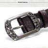 Belt Women's Versatile, New Retro Pin Buckle Printed Belt Fashion Casual Decoration Jeans Belt