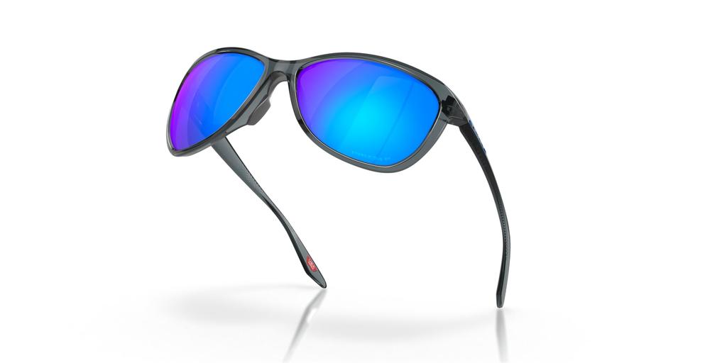 Oakley Sunglasses OO9222 Crystal Sapphire Polarized Lens 60 Black/Prism