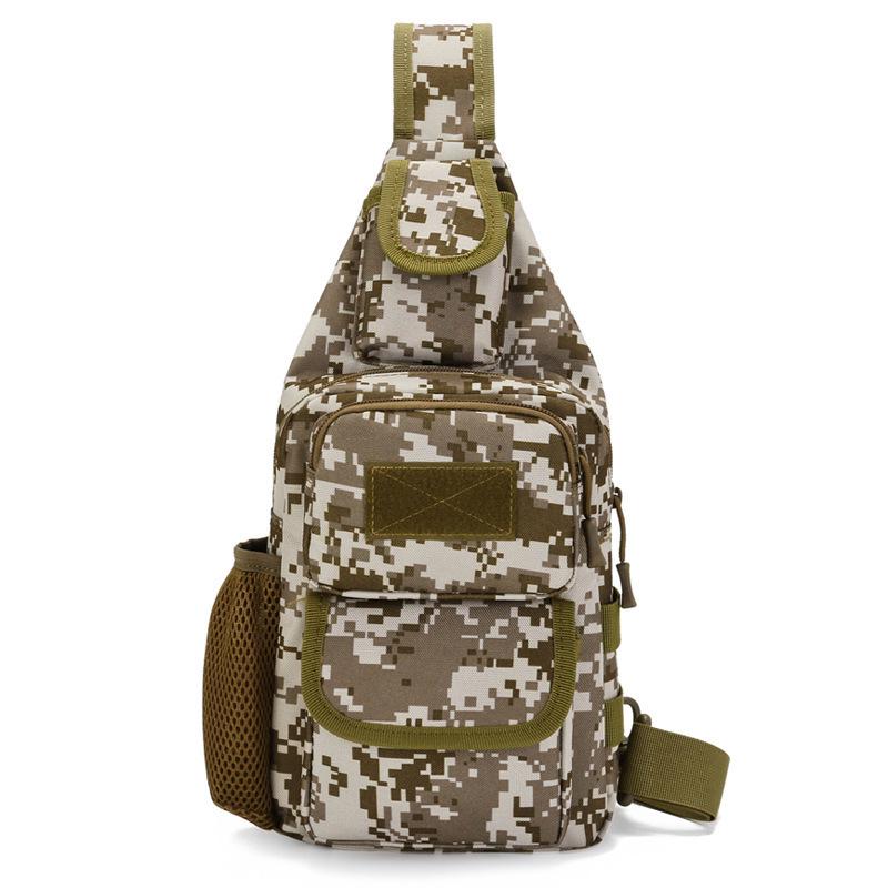 Outdoor Military Tactical Chest Bag, Multifunctional Crossbody Shoulder Bag for Men, Large Capacity Mountaineering Daypack