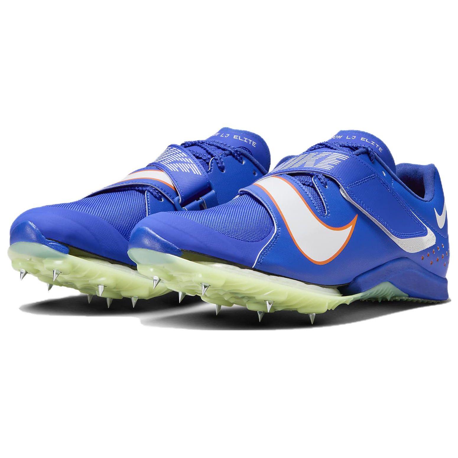 Кроссовки унисекс Nike Air Zoom для прыжков в длину Elite Racer синие — фото 3