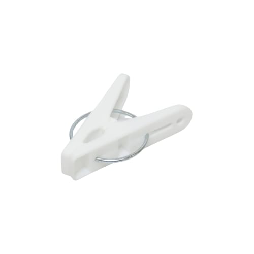 Towa Sangyo Neosul Clothespins, White, Approx. 3.5 x 1.2 x 5.5 cm, Pack of 20