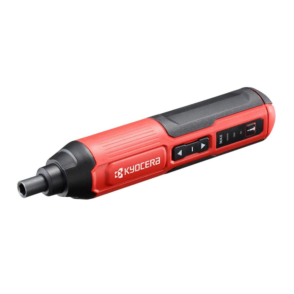 Kyocera Rechargeable Screwdriver 604500A for a wide range of including assembling and disassembling furniture and DIY and can be used with both
