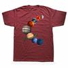 Funny Solar System The Planets In Our Galaxy T Shirts Streetwear Short Sleeve Birthday Gifts Summer Style Tshirt Mens Clothing