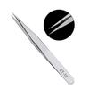 Stainless Steel Anti-iodine Tweezers Long Straight Forceps 12.5cm-30cm Straight Elbow Head Tools
