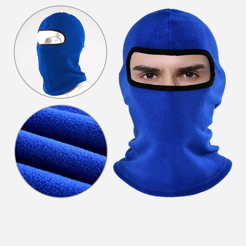 Winter Warm Hood Men's Windproof and Cold-proof Motorcycle Fleece Mask Ski Face Mask Outdoor Cycling Equipment