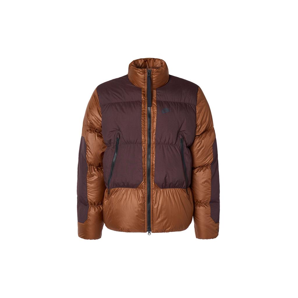 Nike Colorblock Sportovní Ležérní Pánská Bunda Přešívaná Bronzová DD6979-204